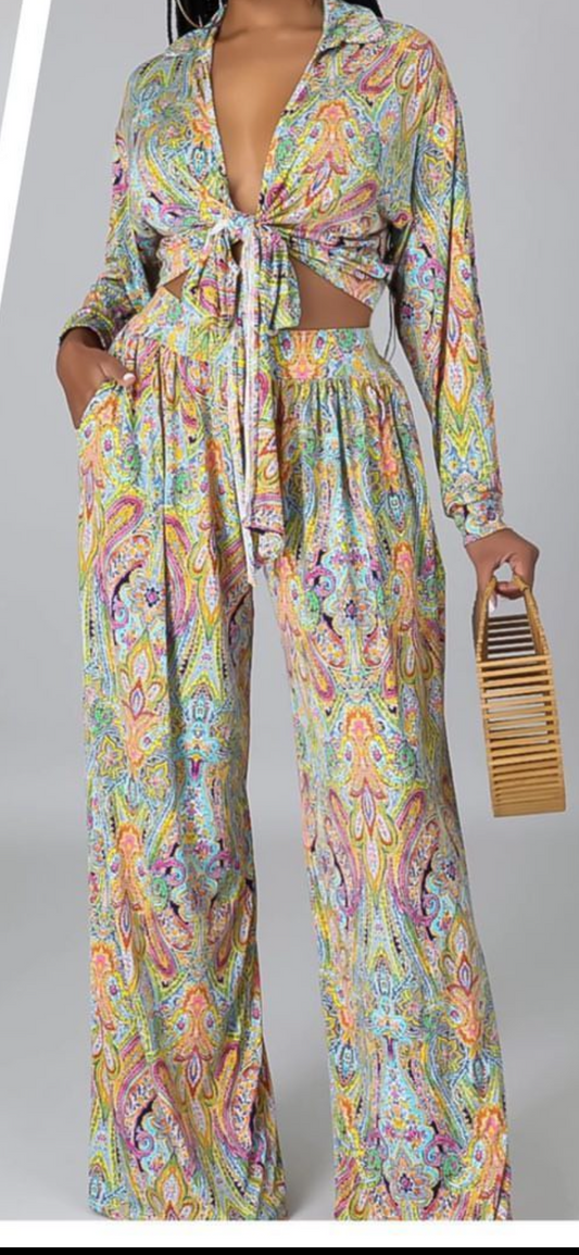 COLOR ME FUN PANT SET
