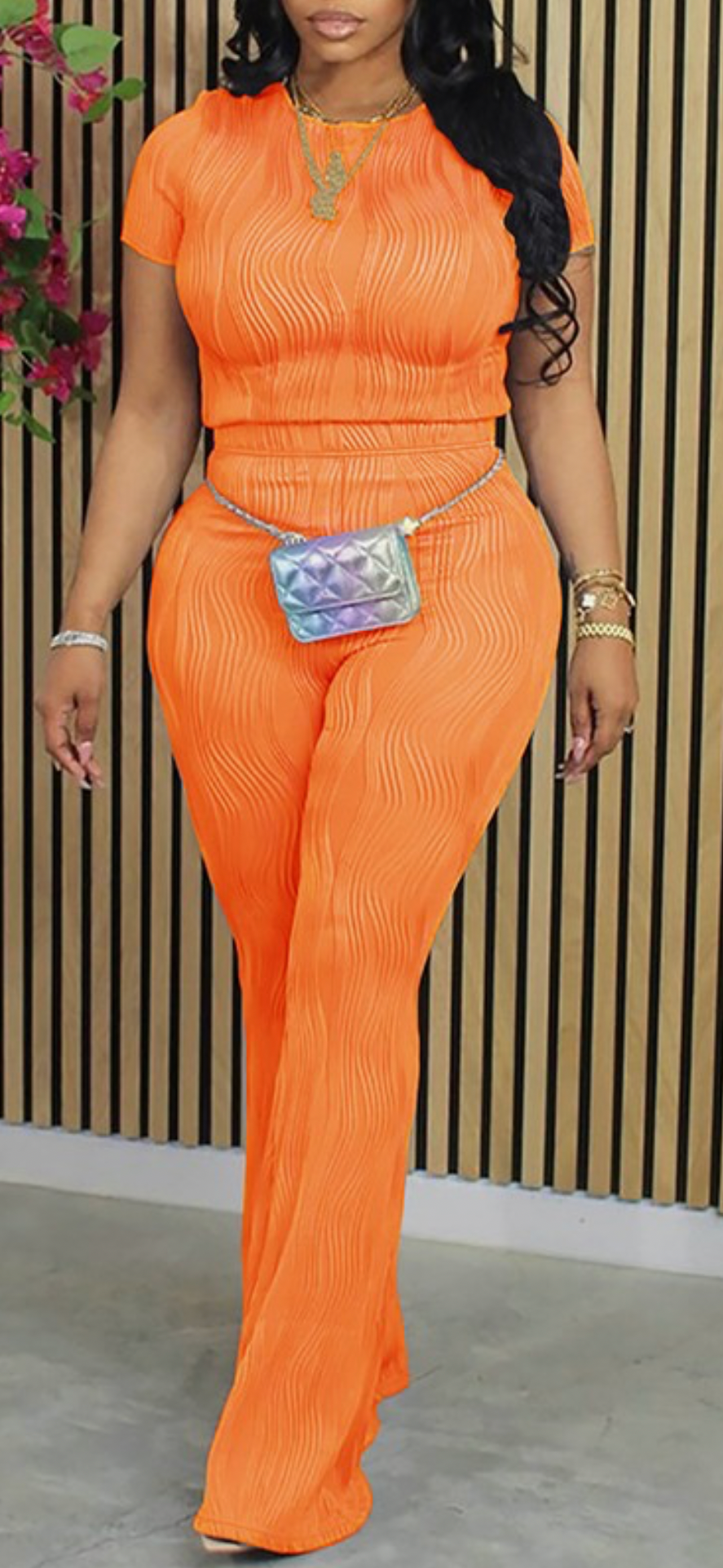WAVY PANT SET