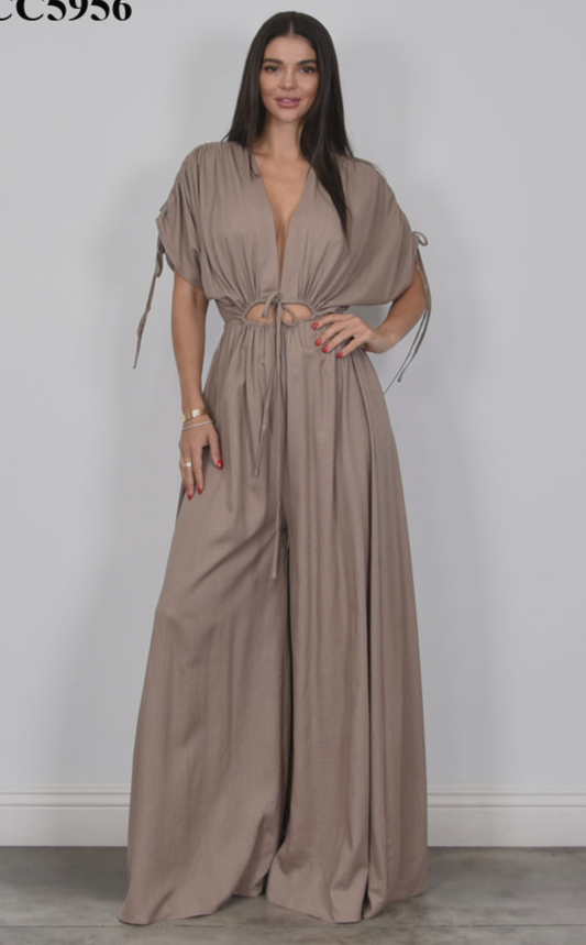 LINEN JUMPSUIT