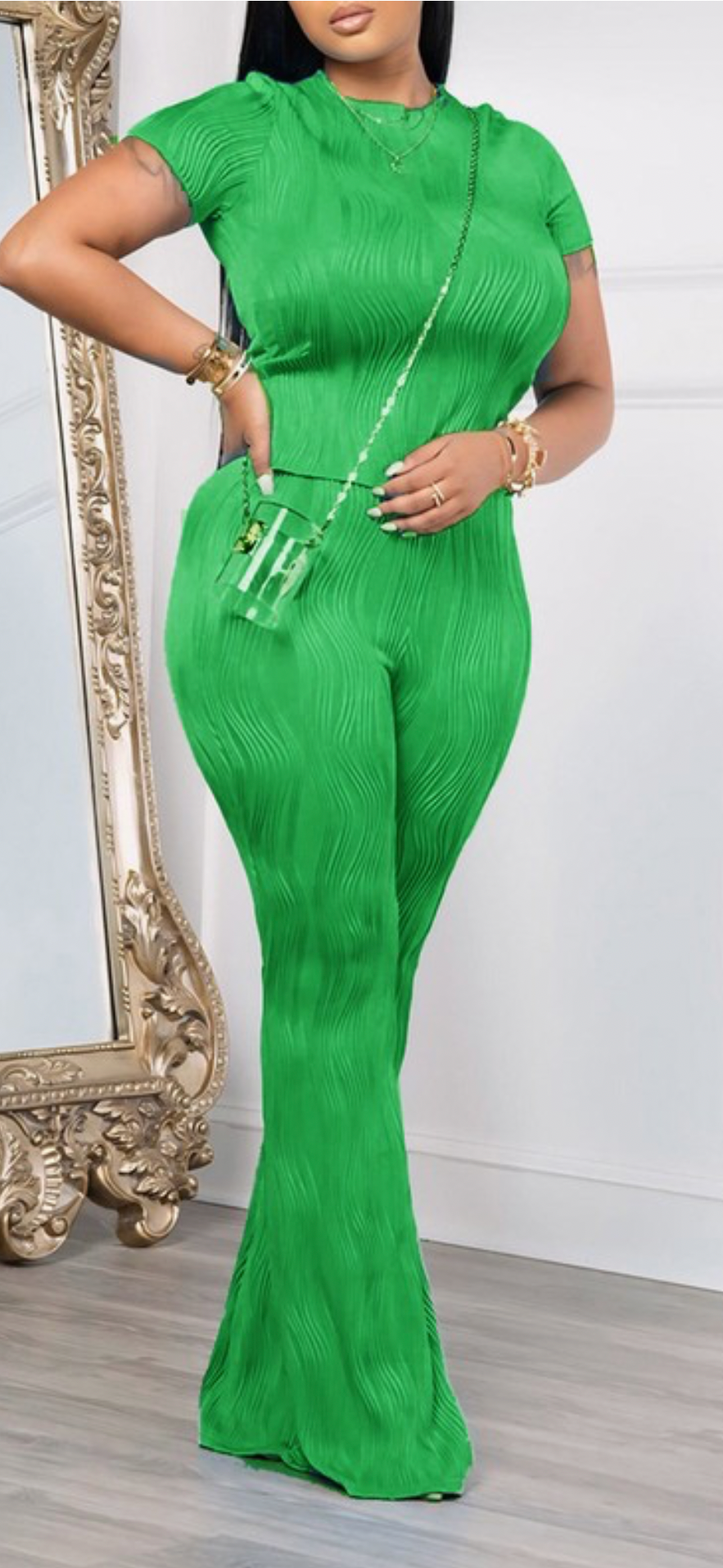 WAVY PANT SET